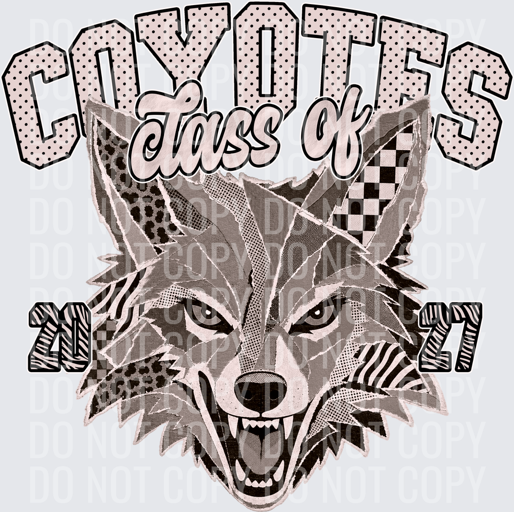 KayndiDesigns 10.26 Class of 2027 Neutral Coyotes