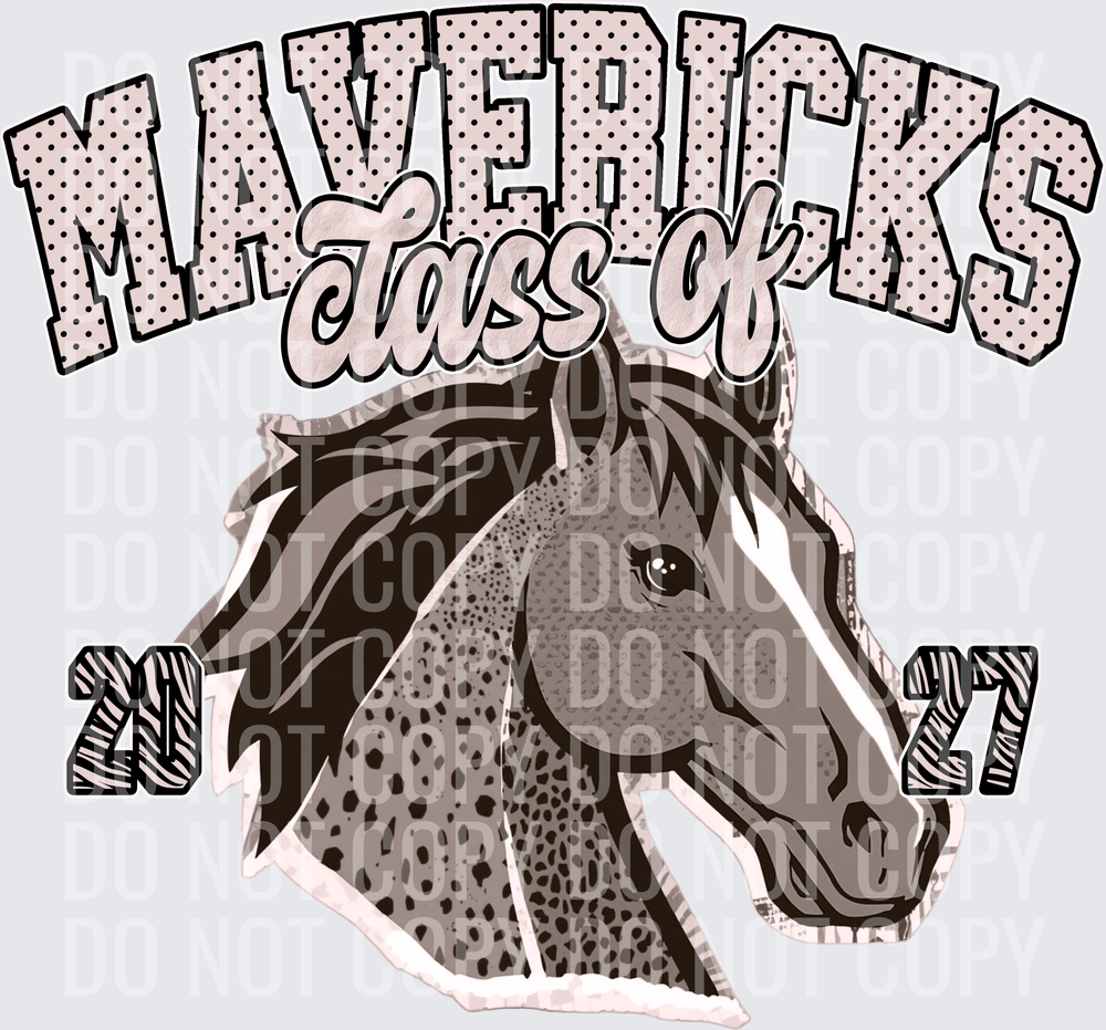 KayndiDesigns 10.26 Class of 2027 Neutral Mavericks