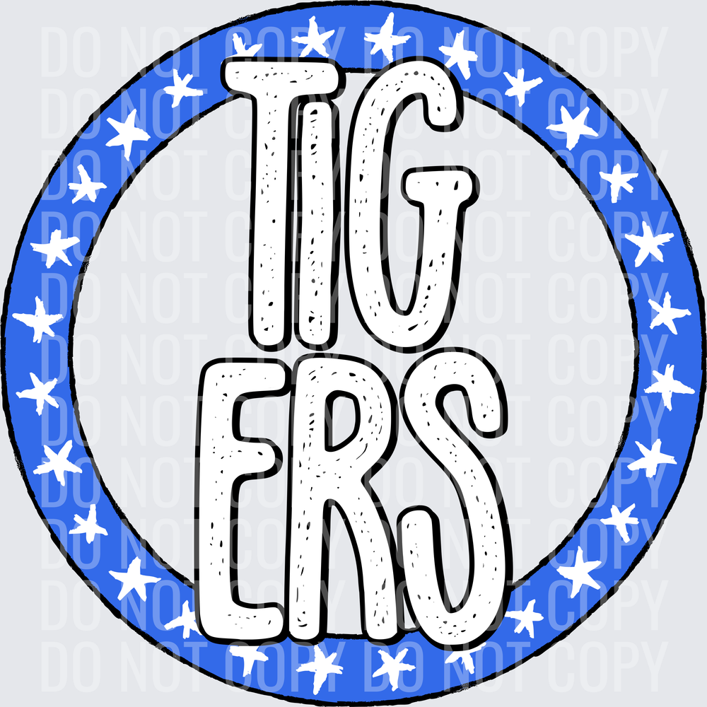 TigersStarCircleRoyalWhite