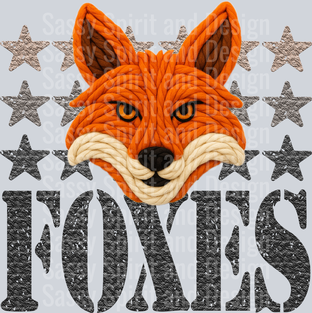 YARN MASCOTS FOXES