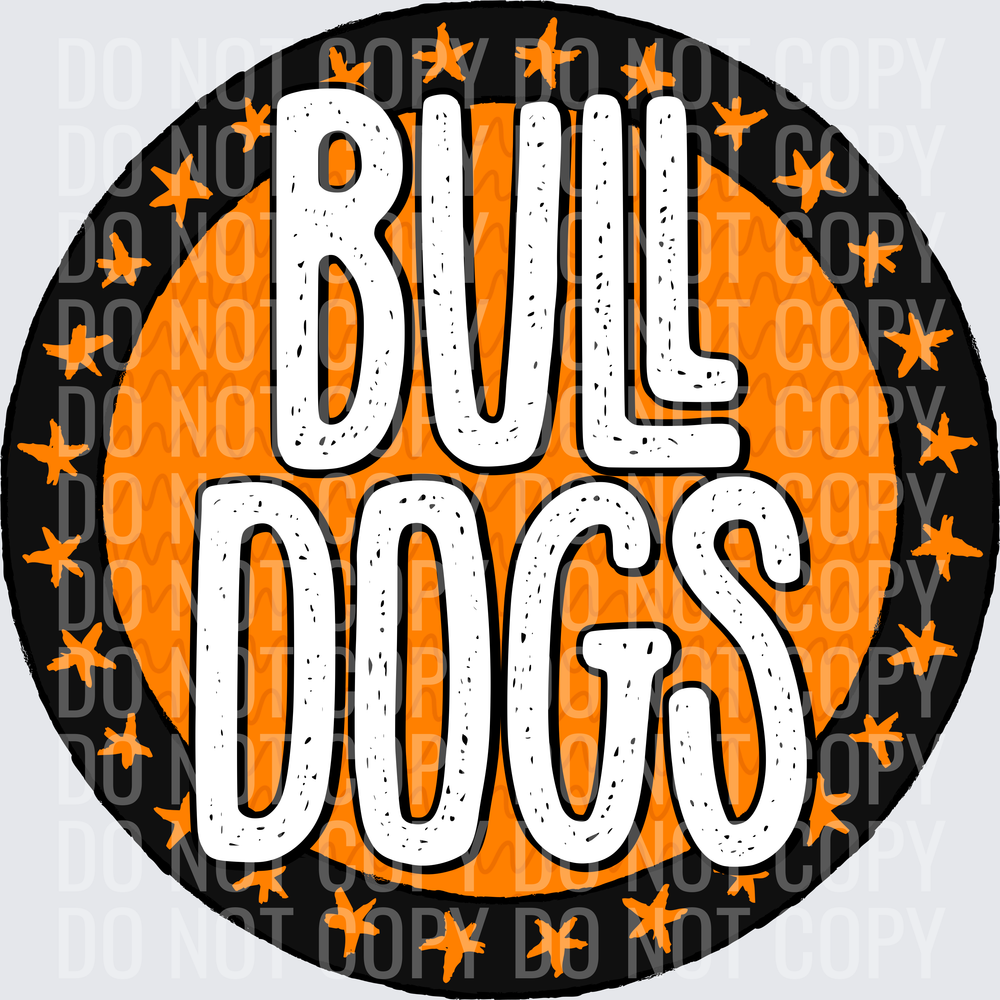 BulldogsStarCircleOrangeBlack2
