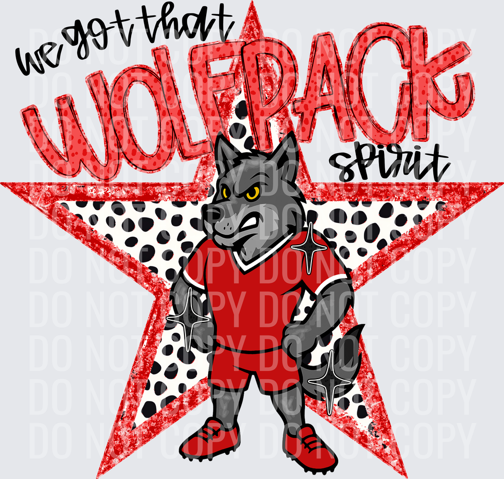 KayndiDesigns 09.26 We Got That Spirit Wolfpack Red