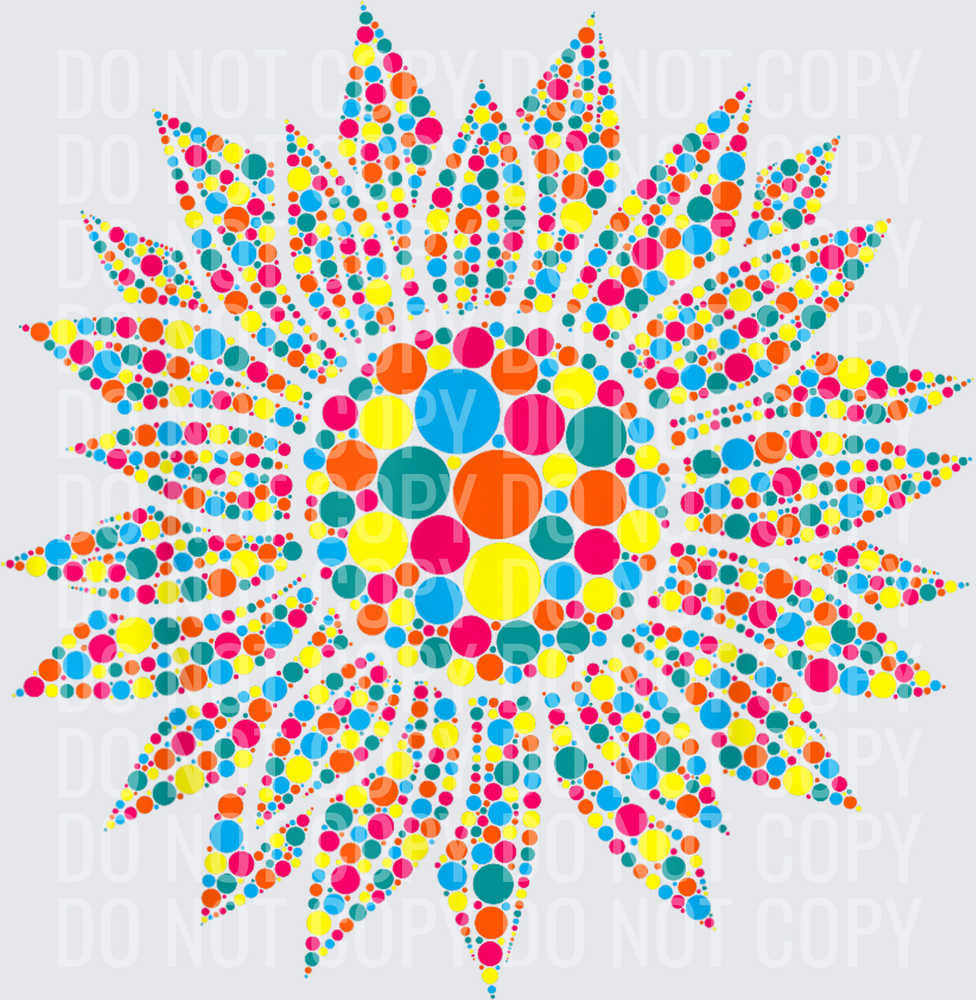 Happy-Dot-Day-Sunflower-Polka-Dot-Art-Students-Girls-Boys-T-Shirt