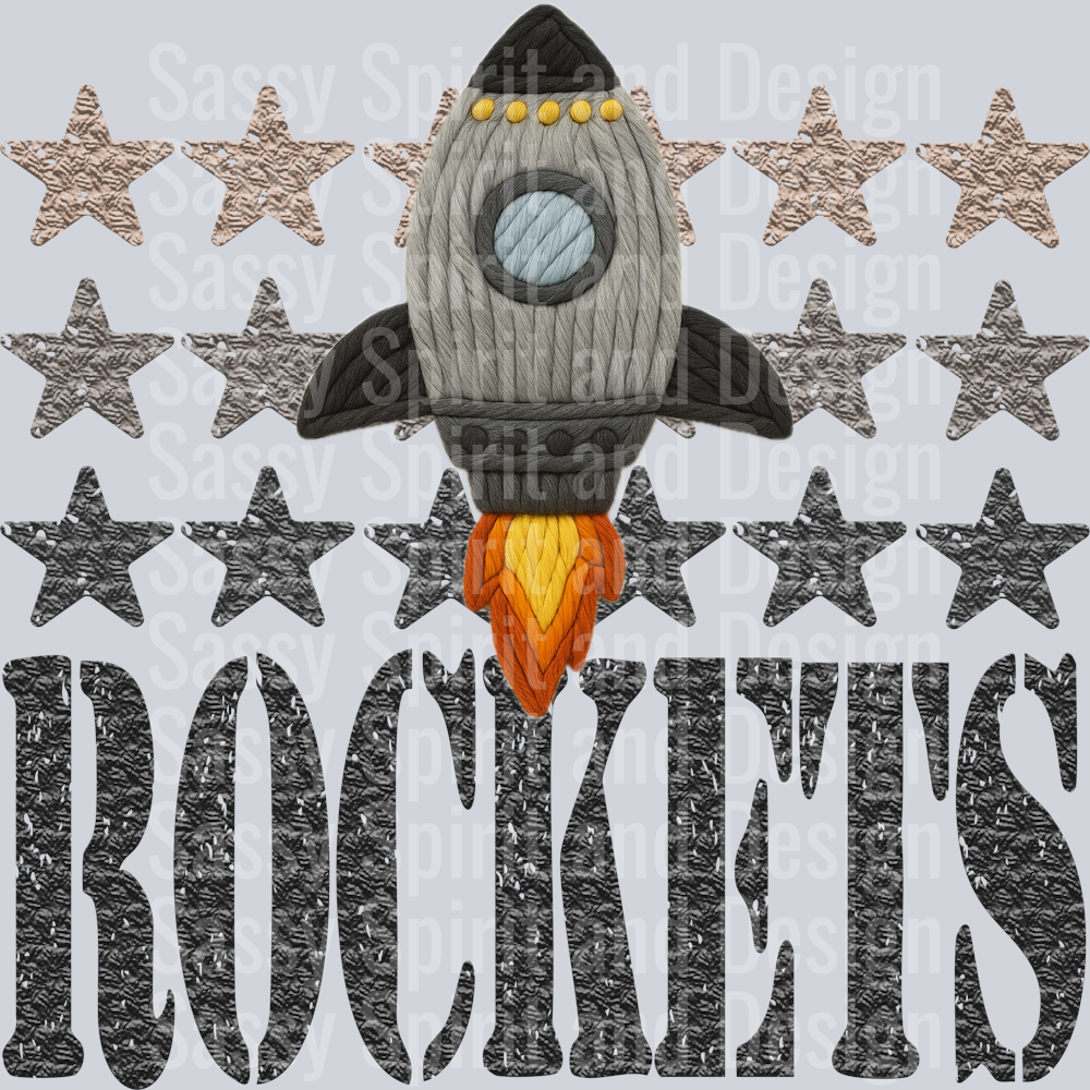 YARN MASCOTS ROCKETS