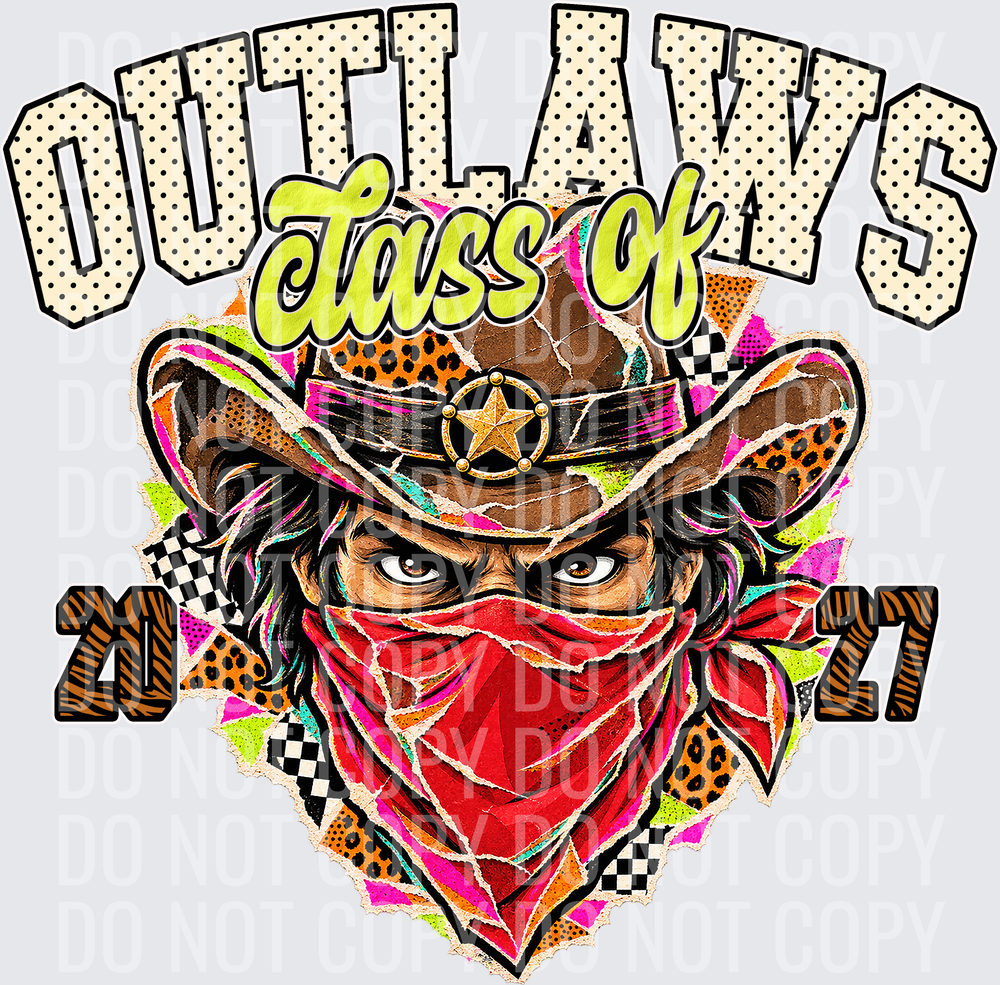 KayndiDesigns 10.26 Class of 2027 Bright Outlaws
