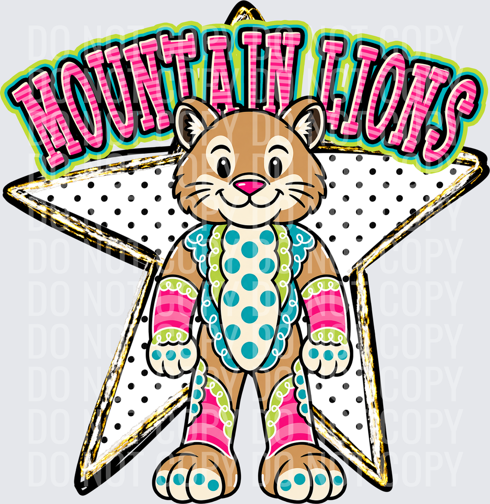 KayndiDesigns 10.26 Pattern Parade Star Mountain Lions