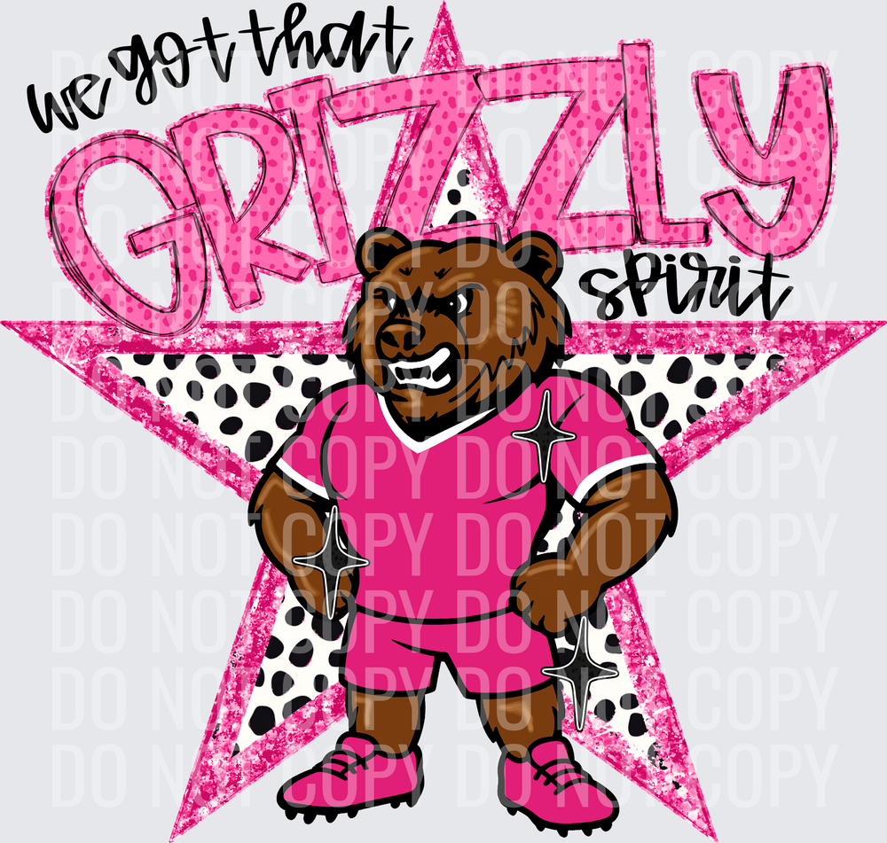 KayndiDesigns 09.26 We Got That Spirit Grizzly Pink