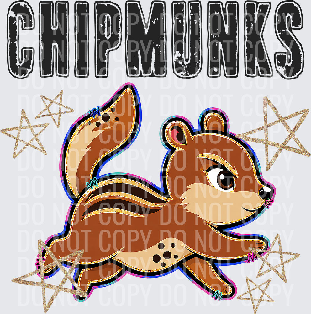 KayndiDesigns 08.26 Grunge Varsity Chipmunks