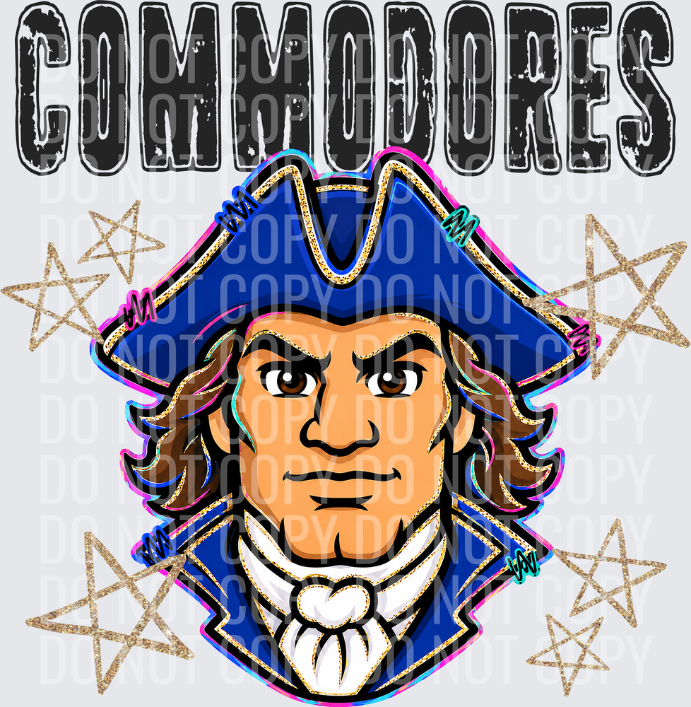 KayndiDesigns 08.26 Grunge Varsity Commodores