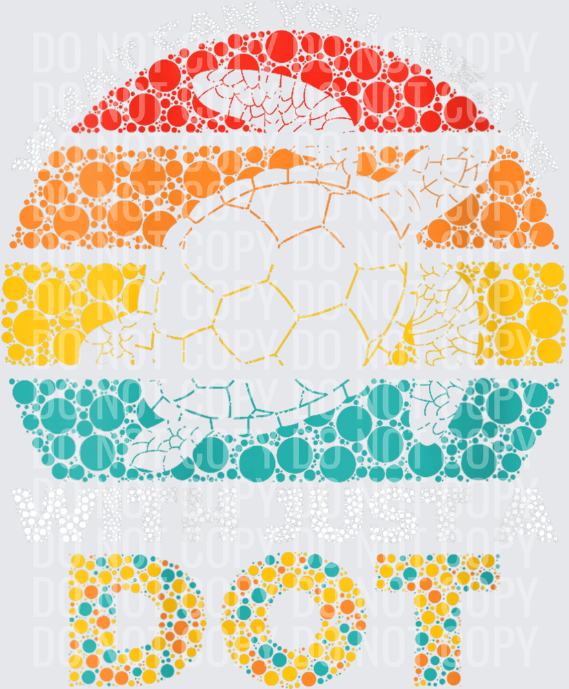 Womens-Dot-Day-What-Can-You-Create-with-Just-A-Dot-Funny-Sea-Turtle-V-Neck-T-Shirt