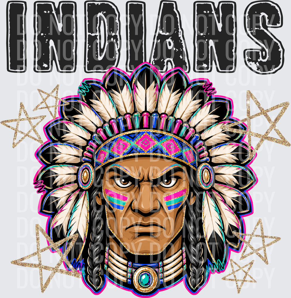 KayndiDesigns 08.26 Grunge Varsity Indians