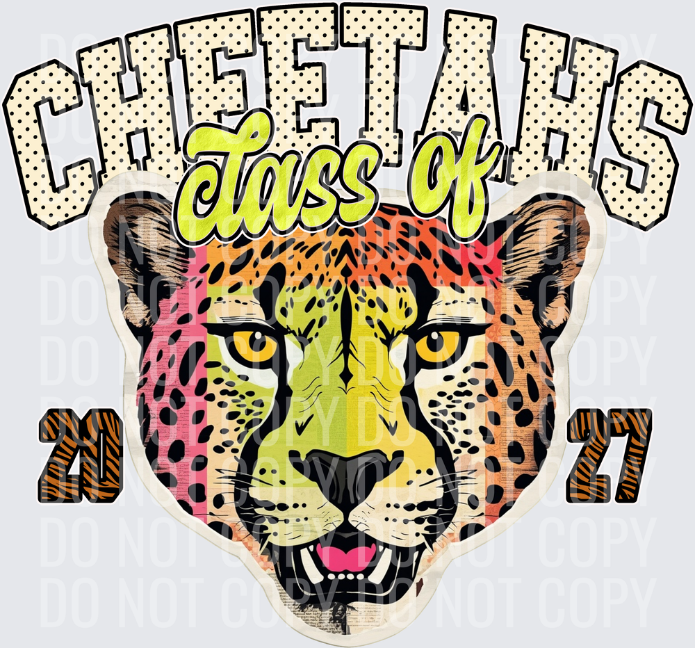 KayndiDesigns 10.26 Class of 2027 Bright Cheetahs