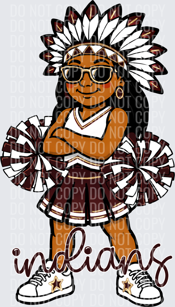 Indians Cheer Maroon