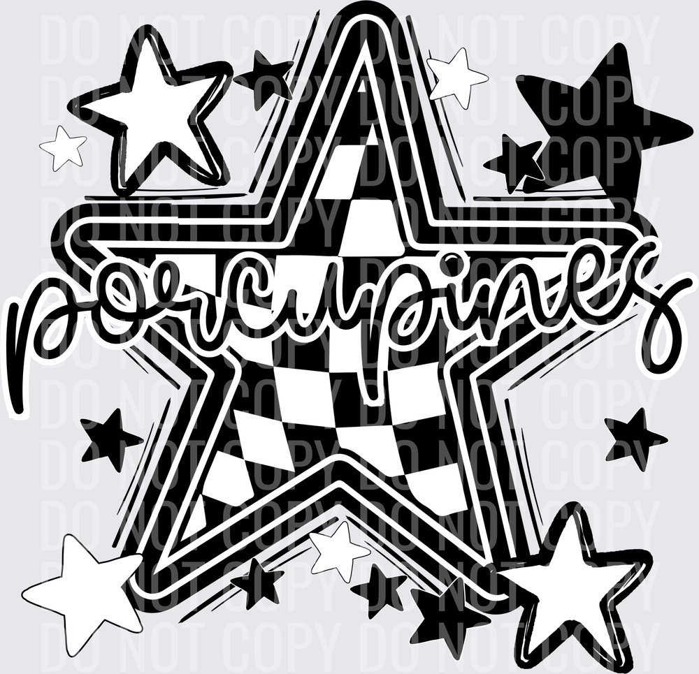 Porcupines BW