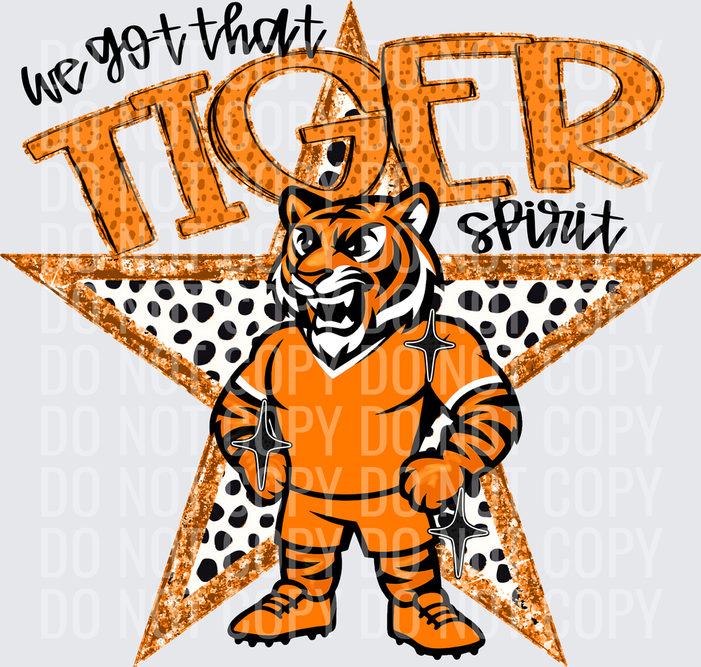 KayndiDesigns 09.26 We Got That Spirit Tiger Orange