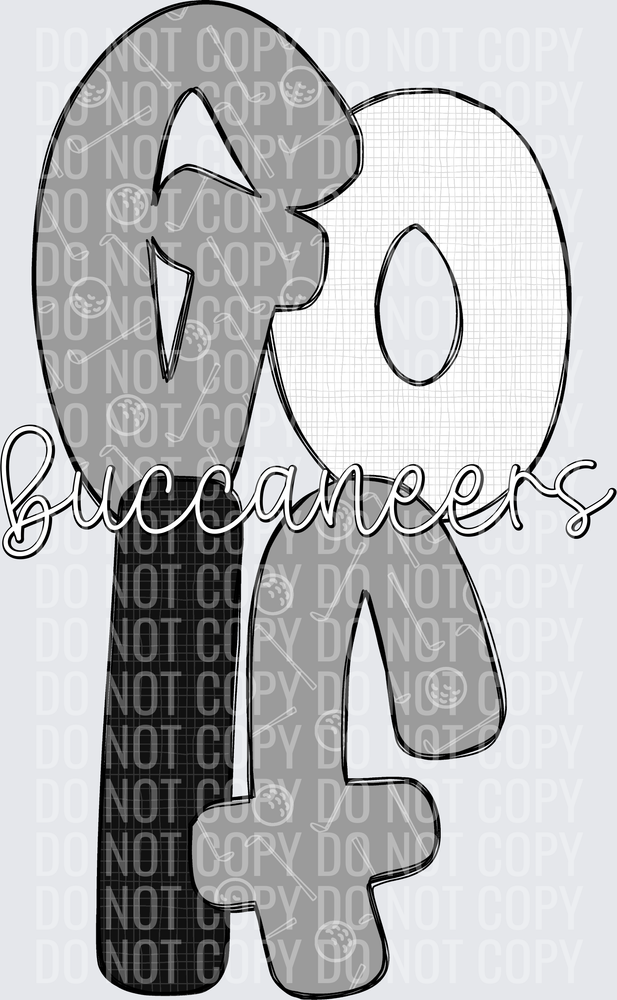 BuccaneersGrayWhiteBlack-Golf
