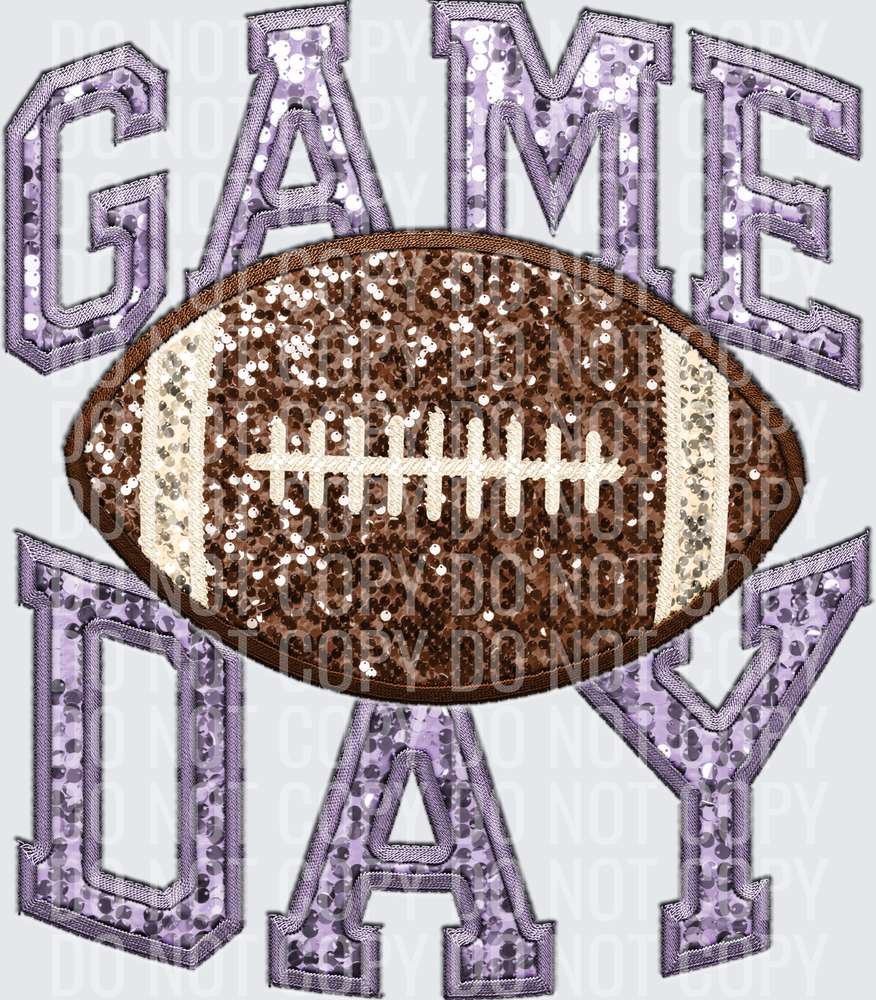 KayndiDesigns 06.26 Game Day Sequin Embriodery 15 Lavendar