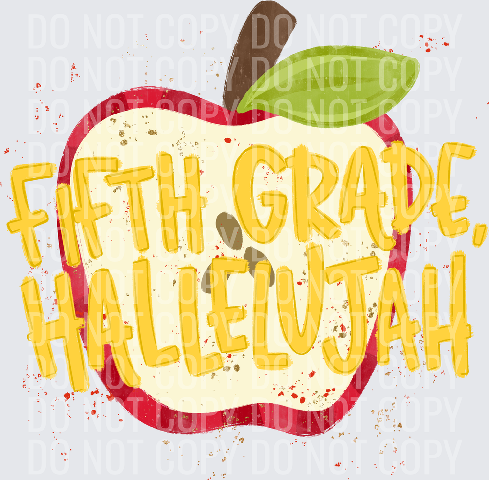 fifth grade hallelujah