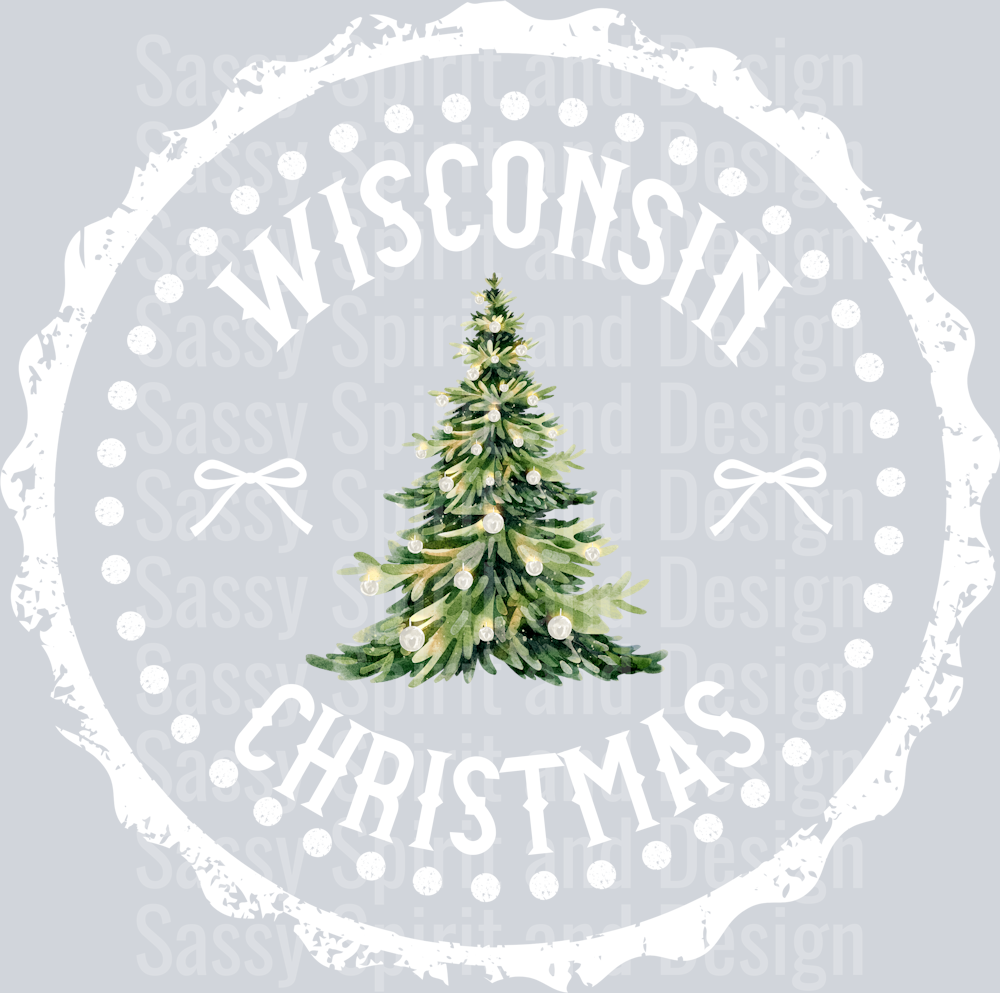 STATE CHRISTMAS STAMP Wisconsin