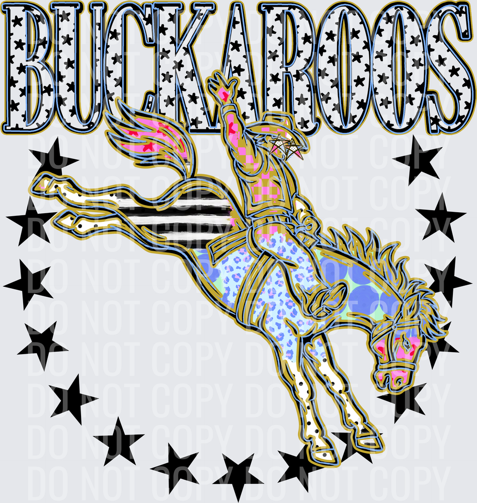 KayndiDesigns 09.26 Patchwork Varisty Stars Buckaroos 2
