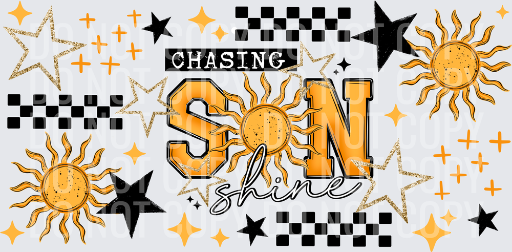 chasing sunshine 16oz glass wrap