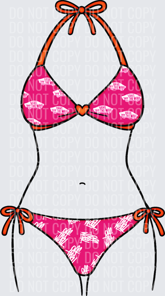 Off the wall bikini