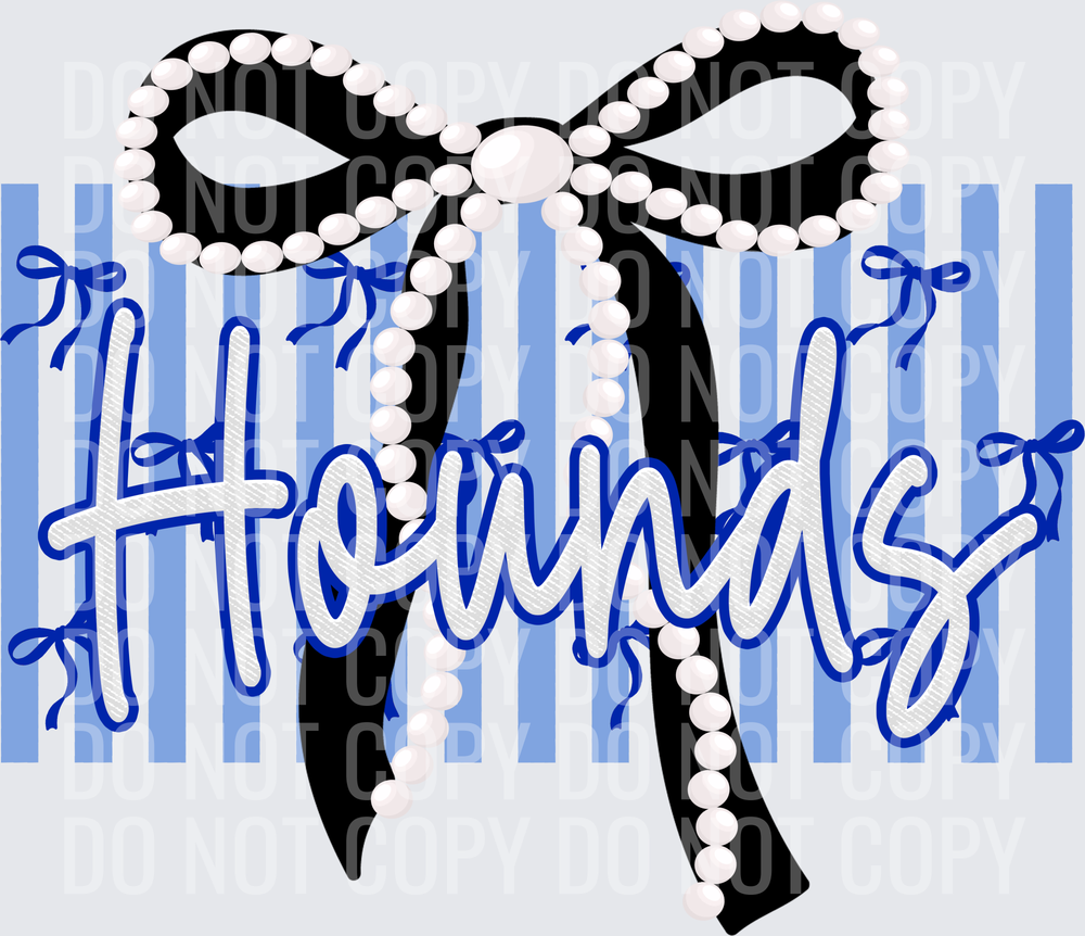 HOUNDS ROYAL BOWS STRIPES N PEARLS