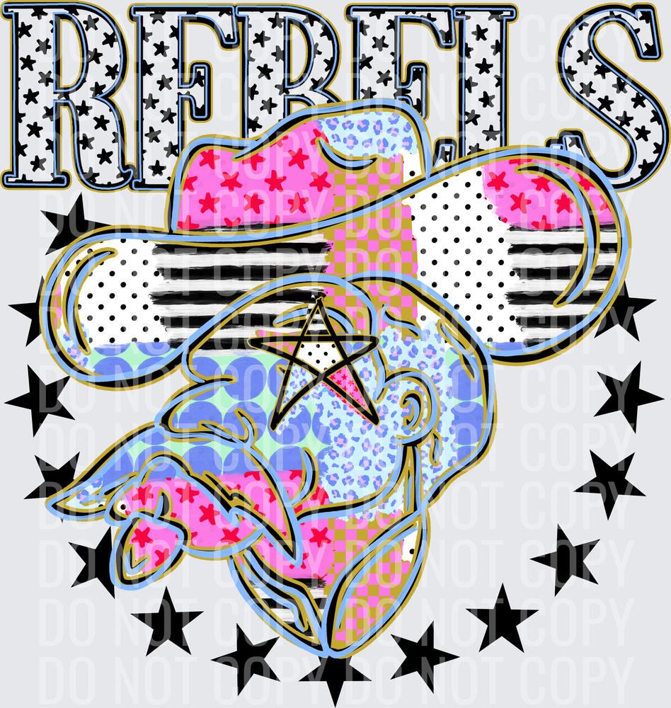 KayndiDesigns 09.26 Patchwork Varisty Stars Rebels
