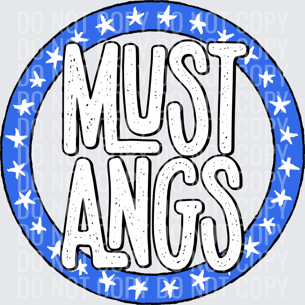 MustangsStarCircleRoyalWhite