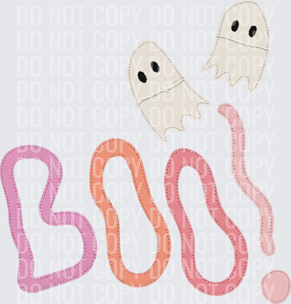 boo faux emb hwds