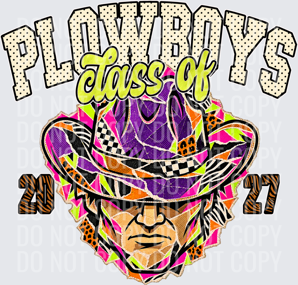 KayndiDesigns 10.26 Class of 2027 Bright Plowboys