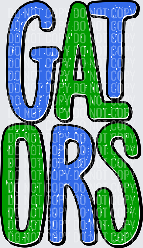 GatorsStackedRoyalGreen