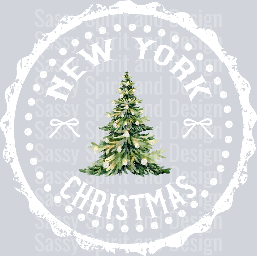 STATE CHRISTMAS STAMP New York