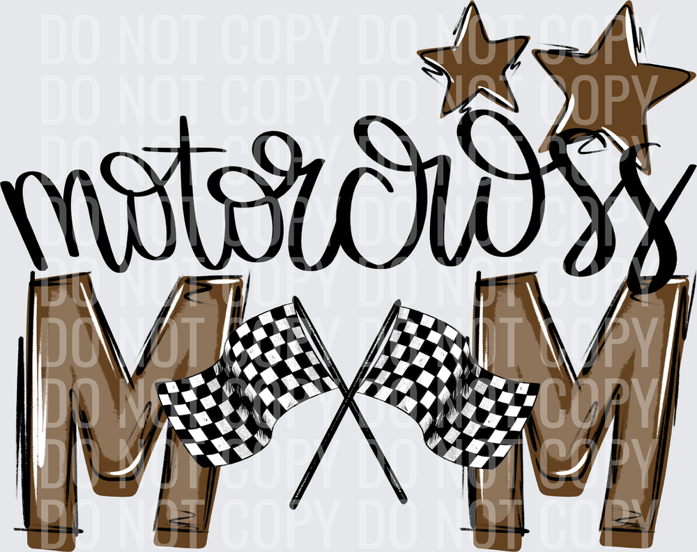 brown motorcross