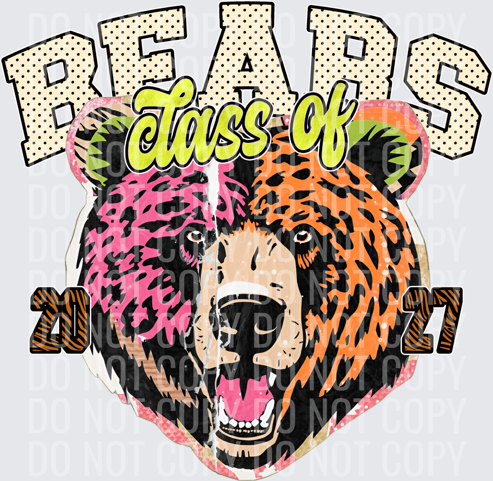 KayndiDesigns 10.26 Class of 2027 Bright Bears