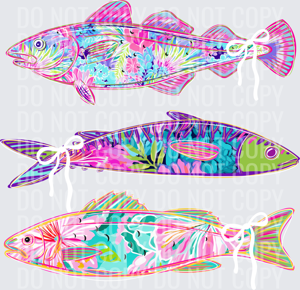 Tropical fish with bows(1)