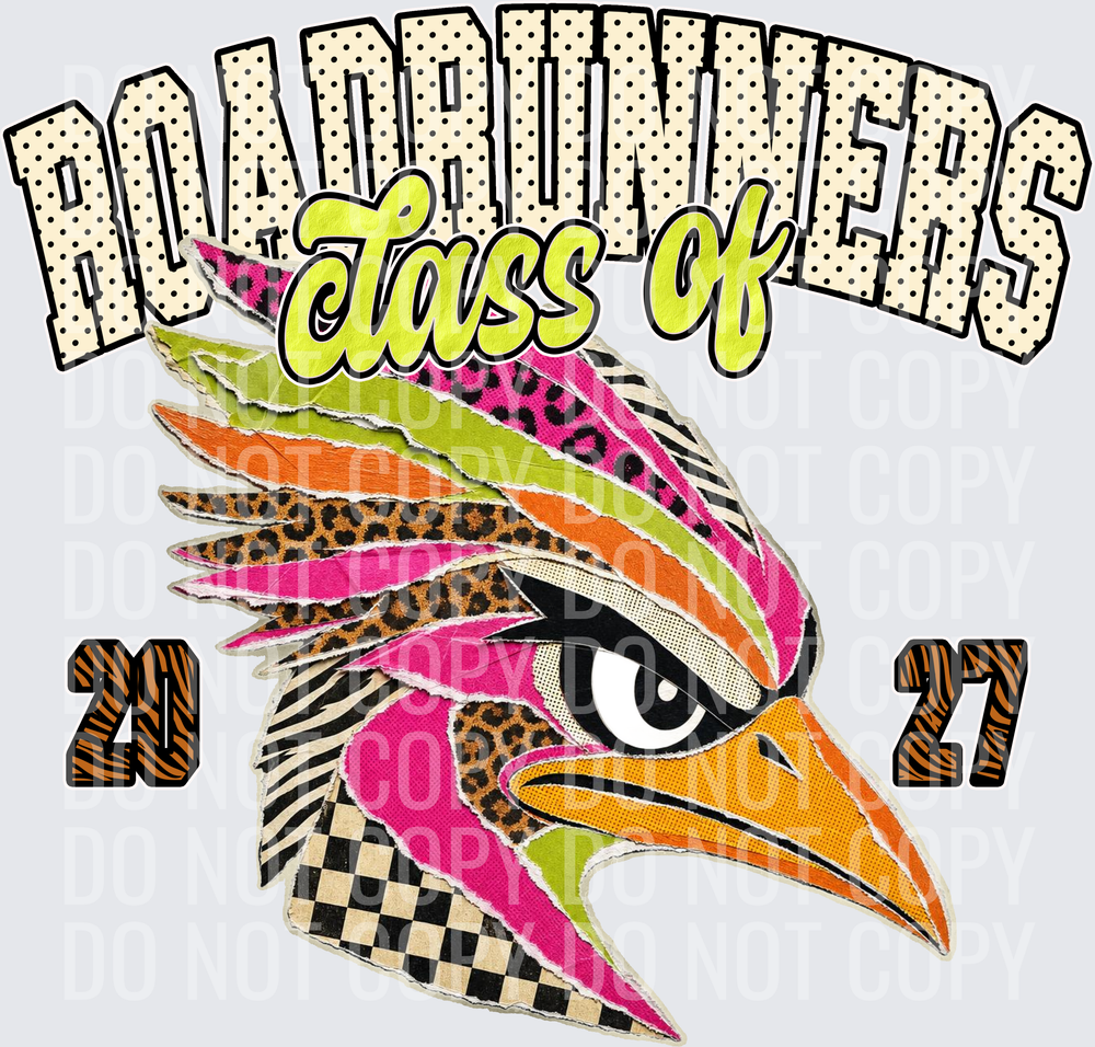 KayndiDesigns 10.26 Class of 2027 Bright Roadrunners