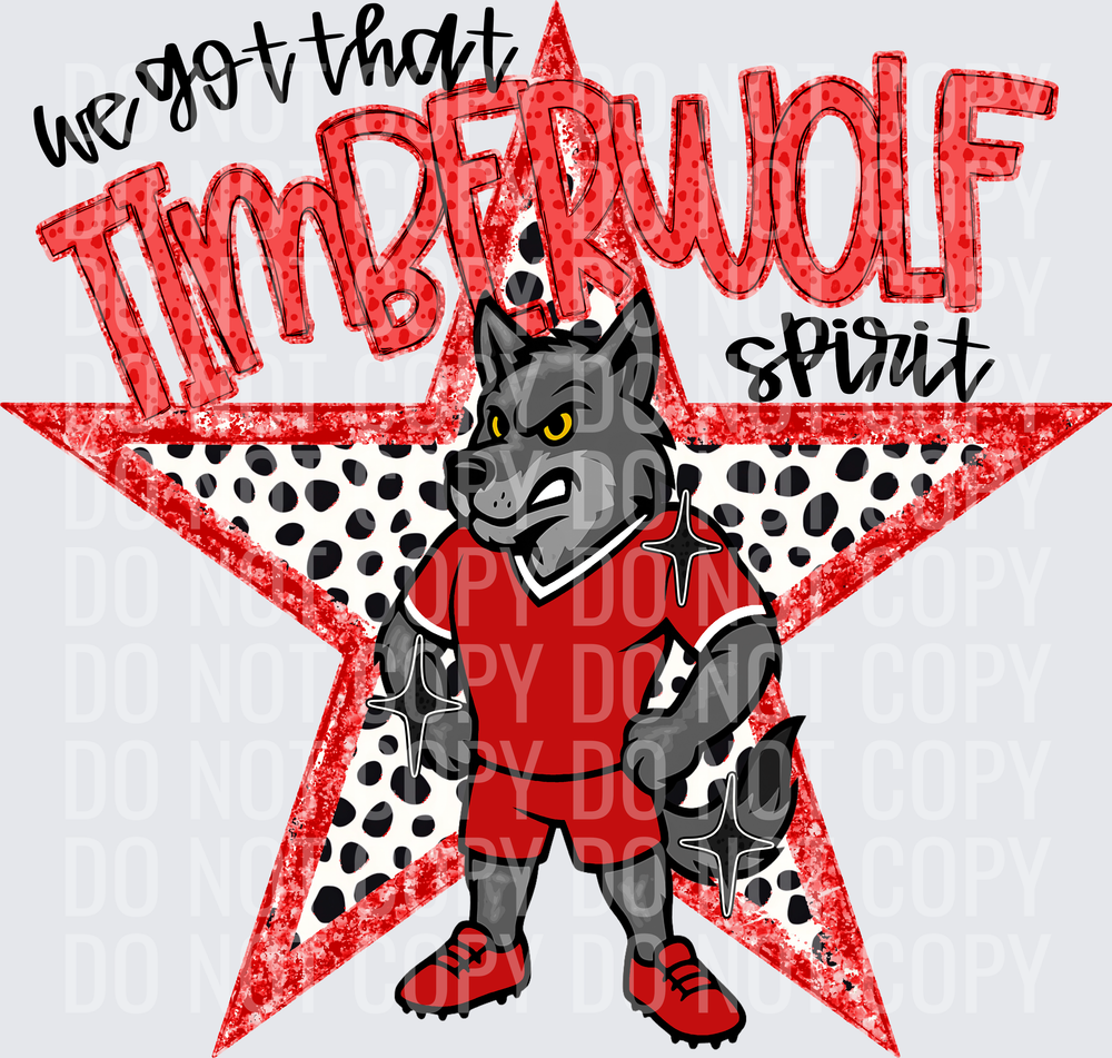 KayndiDesigns 09.26 We Got That Spirit Timberwolf Red