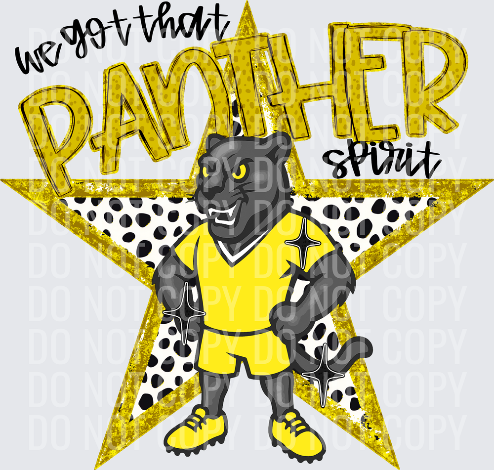 KayndiDesigns 09.26 We Got That Spirit Panther Yellow