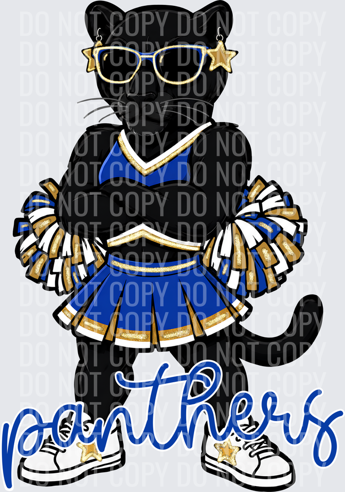 Panthers Cheer Blue Gold