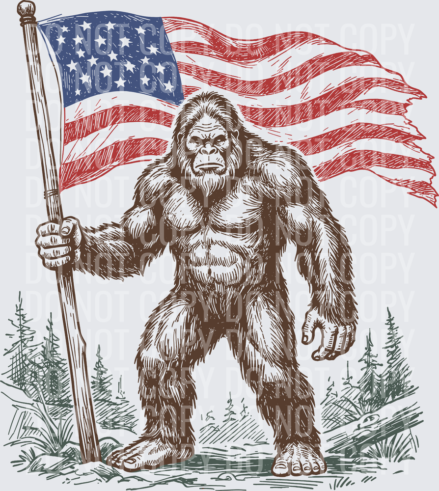 Patriotic Big Foot