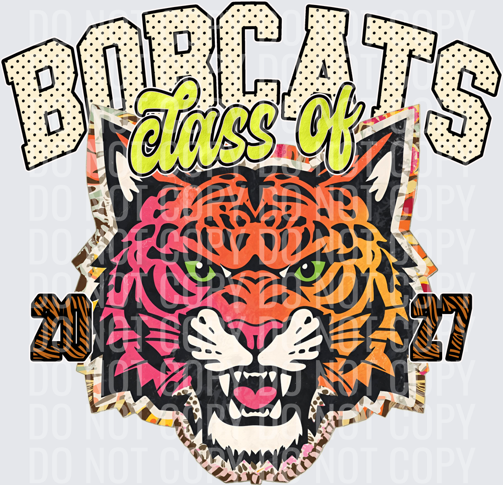 KayndiDesigns 10.26 Class of 2027 Bright Bobcats