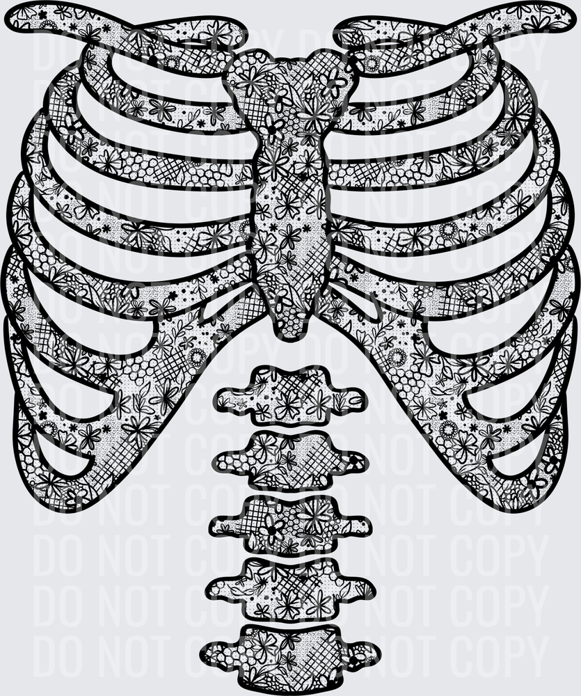 Lace skeleton front