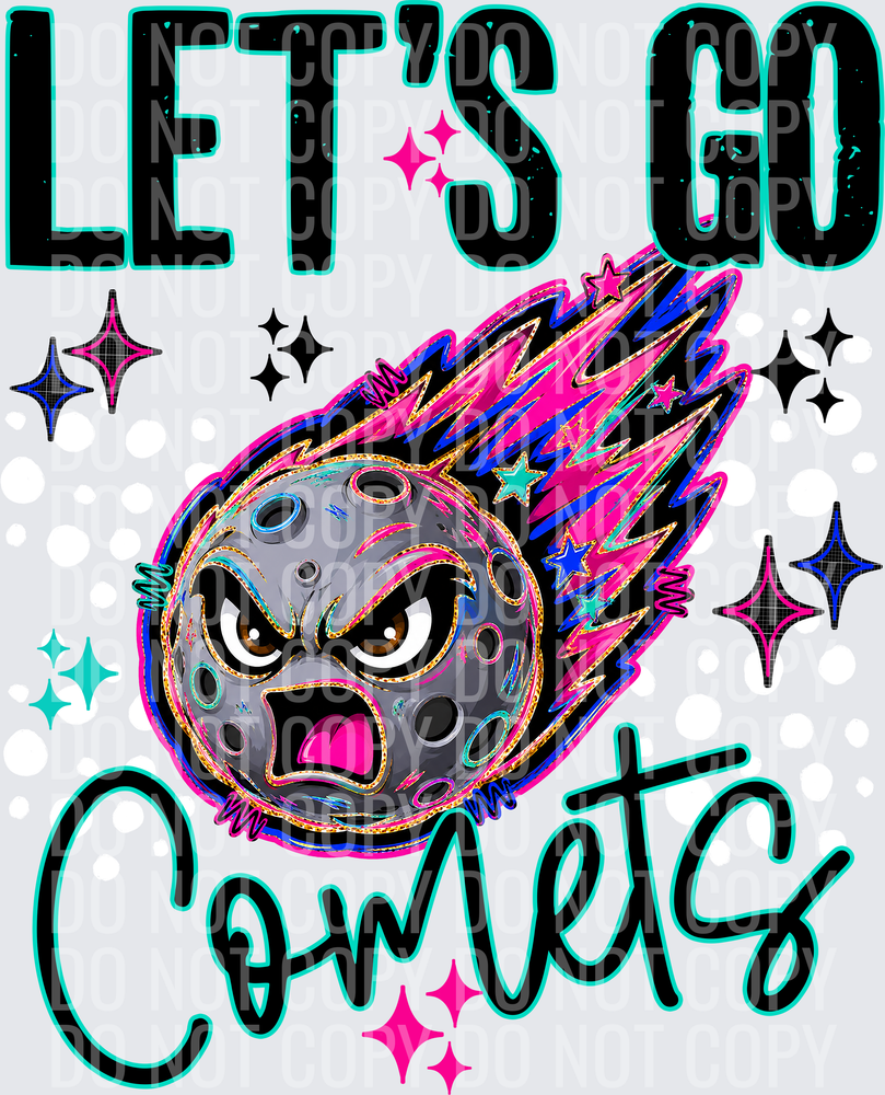 LETS GO MASCOTS COMETS