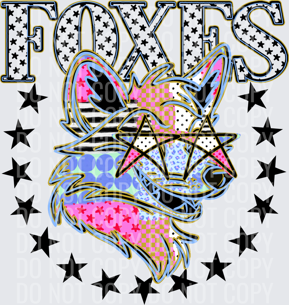 KayndiDesigns 09.26 Patchwork Varisty Stars Foxes 2