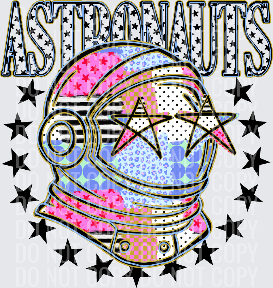 KayndiDesigns 09.26 Patchwork Varisty Stars Astronauts