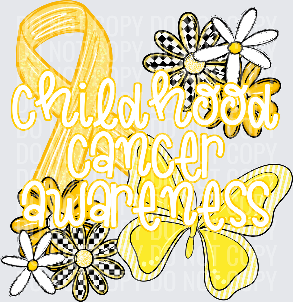 CHILDHOOD CANCER BUTTERFLY