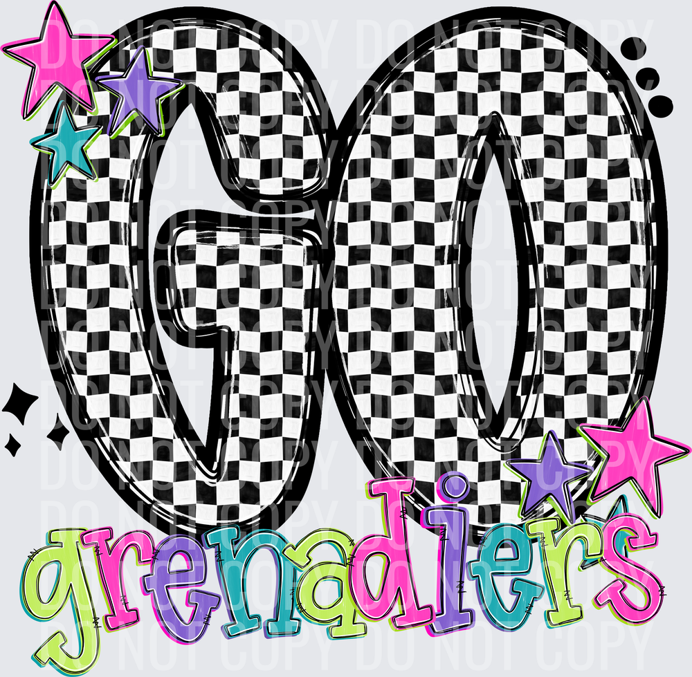 grenadiersGo Checker Neons 0926-0025