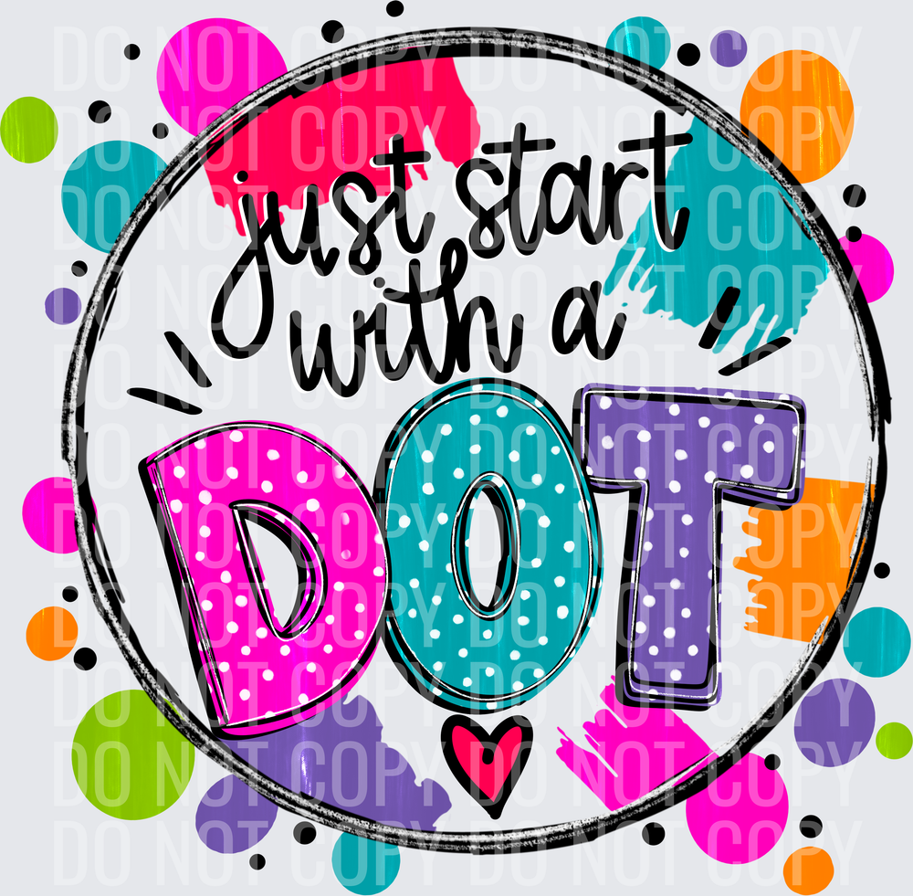 just start with a dot