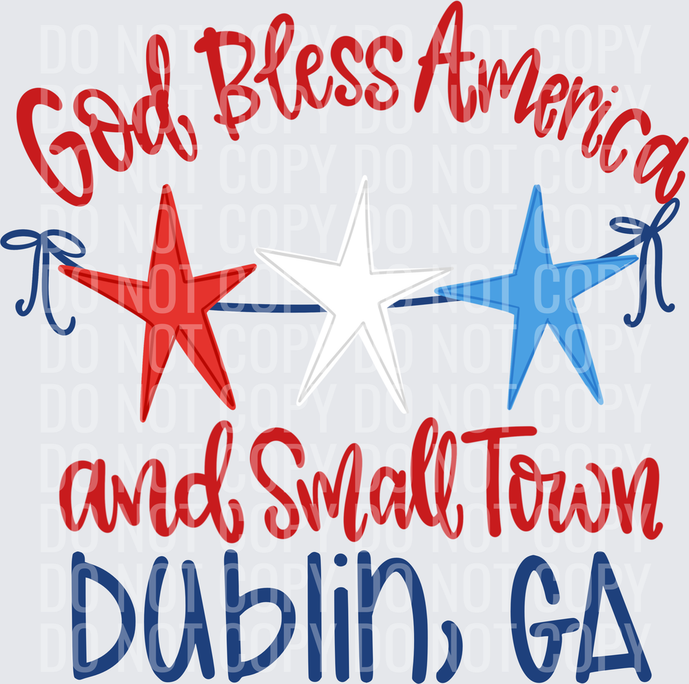 God Bless America and Small Town DUBLIN, GA